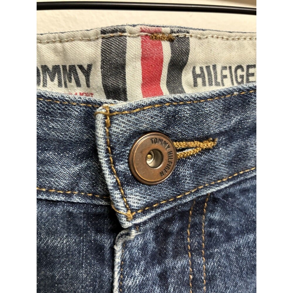 Tommy Hilfiger Jeans Mens 36x30 Straight Leg Medium Wash Denim Classic Fit - Picture 4 of 10